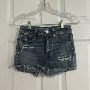 American Eagle Distressed Denim Shorts